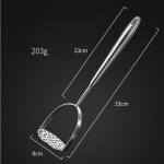 304 Roostevabast terasest surveseade Kodu beebile m&otilde;eldud lisatoiduga, mis sobib maguskartulipuddyga, multifunktsionaalsed pol&uuml;ternid