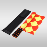 2tk Jalgpallikohtunike lipud Professionaalsed ausad m&auml;ngud, spordimat&scaron;id, jalgpall Joonimeeste lipud, spordim&auml;ngude kohtunike varustus 2pcs