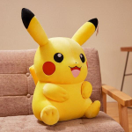 Pokemonile on ametlikult litsentsitud ehtne suur Pikachu nukk, 62 cm, populaarsed Korea v&auml;ikelaste m&auml;nguasjad yellow