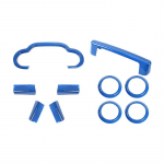 Armatuurlaua keskjuhtimine Rooli sisekujunduse komplekt sobib Jeep Wrangler JK 2007-2010 autotarvikutele sinine