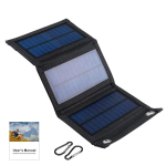 8W/10W/12W/14W p&auml;ikesepaneeli laadija USB-v&auml;ljund 5V veekindel seljakott Power Bank kaasaskantav 【3 Fold】8W must