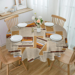 Ajaleht Western Cowboy &uuml;mmargune laudlina veekindel lauakate pulmapeo kaunistamiseks s&ouml;&ouml;gilaua kate 4pcs 33x48 Table mat