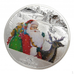 1 tk J&otilde;uluvana kollektsioneeritavad m&uuml;ndid M&auml;lestusm&uuml;nt Kuldsed j&otilde;ulud h&otilde;be