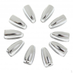 10x Durable Claw Hook Bass Drum Lug for Snare Accessory - Silver, as described