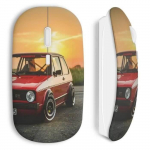 Juhtmeta hiir golf volkswagen gti vintage punane