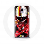 &Uuml;mbris Samsung Galaxy A6 2018 Vormel 1 Sebastian Vettel F1 Red jaoks
