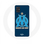Coque pour Samsung Galaxy A71 Marseille OM Bleu