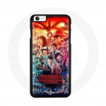 Iphone SE &uuml;mbris Stranger Things Teaser 4. hooaeg Plakati tegelased Art