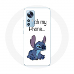 Coque pour Xiaomi Mi 12 / 12X Lilo et Stitch mignon Fond blanc