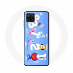 &Uuml;mbris Samsung Galaxy A12 BTS Bangtan Sonyeondan BT21 Van Tata Chimmy Cooky Rj Koya Shooky Et Ma jaoks