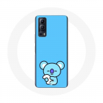 Coque pour Vivo Y72 Bangtan BTS BT21 Koya RM Fond Bleu