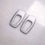 Decorative frame of automobile rear read lamp for Renault Koleos Samsung QM6 2016- Matte silver white