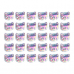 30 tk/komplekti k&uuml;&uuml;neehted 3D-efektiga mittepleekuvad v&auml;rvilised kassipea k&uuml;&uuml;nte teemandid haldjastiilis kaunistused