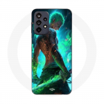 Coque Maniacase pour Samsung Galaxy A23 4G One piece Zoro 3D Manga anime Fanart