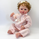 19-tolline pehme t&auml;isvin&uuml;&uuml;list keha Meadow Reborn Baby Girl Doll Veekindel v&auml;ikelapse vannim&auml;nguasi K&auml;si &uuml;ksikasjalik maalimine Valmis kogutavad kunstinukud lastele full silicone girl