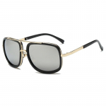 Uus mood suure raamiga p&auml;ikeseprillid meeste kandilised metallist p&auml;ikeseprillid naiste retro p&auml;ikeseprillid vintage k&otilde;rge kvaliteediga Gafas Oculos De Sol h&otilde;be