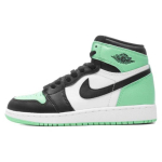 Air Jordan 1 Retro High OG GS Green Glow Laste tossud Valge Must FD1437-130 37.5