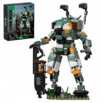 Titanfall BT-7274 Titan Battle Vanguard-klassi mecharoboti ehitusplokkide komplekt koos paberist k&auml;sitsi telliskivim&auml;nguasjadega j&otilde;ulukinkide jaoks