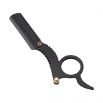 K&auml;sitsi habemenuga habemenuga k&auml;epide, sirge pea, erksav&auml;rviline, vastupidav roostevabast terasest korrosioonivastane teras must