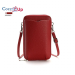 Cozy Up mobiiltelefonikott, Crossbody kott, &uuml;he &otilde;laga mini naiste kott 19x11.5x4CM punane