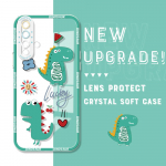 P&otilde;rutuskindel Cartoon Astronaut Crystal Case T&auml;iskaanega kaamerakaitse L&auml;bipaistev pehme telefoni korpus Huawei Honor iPhone Infinix Tecno jaoks Honor 20