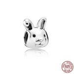 Uus S925 Sterling H&otilde;be Lemmikloom Kass Koer Rebane &Ouml;&ouml;kull Kilpkonn Loomade Seeria Elevant Amulett Helmes Sobib Originaal K&auml;ev&otilde;ru DIY Ehted