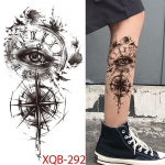 V&otilde;ltskolju t&auml;toveering isane l&otilde;vi hunt tiiger madu veekindel t&auml;toveering kleebis k&auml;e kunst v&otilde;lts t&auml;toveering mees XQB-292