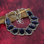 Iolite kaelakee v&auml;&auml;riskividest ehted, 925 sterlingh&otilde;bedast reguleeritava ketiga kaelakee, kingitus naistele k&auml;sitsi valmistatud kaelakee Adjustable with 18 inches sinine