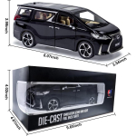 1/24 skaalaga survevalu metallist mudel Lexus LM300 m&auml;nguauto mudelauto heli ja valgusega, mudelauto heli ja valgusega lastele vanuses 3+ aastat 1/24-Size:20.5*9*7.5cm