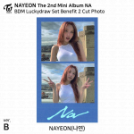 Twice Nayeon The 2nd Mini album NA BDM Lucky Draw Photocard 2 Cut Photo KPOP 2 Cut Photo - ver. B