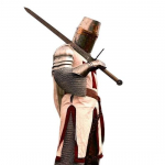 Steel Knight Armour - Templar kogu kehaga &uuml;likond Cosplay ja Halloweeni jaoks | Kaasas Crusader Chain Mail