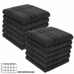10 tk/pakk Akustilised vahtpaneelid 12 x12 x2 Heli neelavad seinapadjad Stuudio KTV Trummiruum Helikindlad vahtk&auml;snad teipidega 10Pcs must