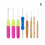 5/7/8/9 tk painutatud riivi konksu komplekt Heegeln&otilde;elad rastapatsid t&ouml;&ouml;riist kudumine heegeln&otilde;elad juuksepikendused punumiseks