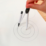 L&uuml;hike praktiline Pfofessionaalne kompassikomplekt Koolikontor Joonistamine Matemaatika Geomeetria &Otilde;ppevahendid &Otilde;pilastele kingitused valge