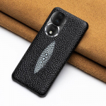 Honor 20. seeria veisenahast poolkaanega &uuml;mbris p&auml;rlikala mustriga &ndash; ehtsast nahast kaitsekate mudelitele Honor 20, 20 Pro ja 20 Lite Honor 20 must