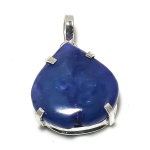 Blue Onyx Gemstone Handmade 925 Sterling Silver Jewelry Pendant 1.58 f4r46