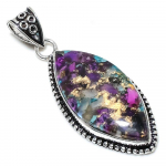 Spiny Oyster Gemstone Handmade 925 Sterling Silver Jewelry Pendant 2.56 s6q62
