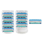 BU Gillette'iga &uuml;hilduval esmaklassilisel tiheda kontaktiga 5-kihilise žiletiteraga Fusion Proglide Power, 4 pakki, 2 t&uuml;kki, Korea habemenuga