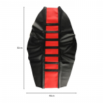 Universaalne mootorratta istmekate PU-nahast libisemisvastane haarats, pehme mootorrattapadi punane