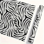1 rull isekleepuv tapeet Sebra Stripes Muster Kontakt Paber Peel and Stick Veekindel eemaldatav Elutoa K&ouml;&ouml;k Magamistoa &Uuml;histoa tapeet 45*1000cm/17.7*393.7in