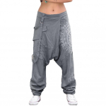 Meeste vabaaja elastne v&ouml;&ouml;koht kottis p&uuml;ksid pikad p&uuml;ksid Harem Boho madala t&otilde;usuga Drop Crotch Retro lahtised p&uuml;ksid Meeste riided XXXXXL hall