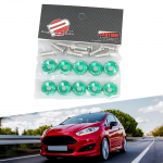 M6 Fender Washers Aluminum Gaskets Directly Replace Sturdy Premium Decoration Engine Bay Dress up Red