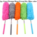 1 tk tolmuhari, sisset&otilde;mmatav kiudtolmuhari, k&auml;eshoitav puhastusvahend koduseks puhastamiseks 1pc Heleroosa