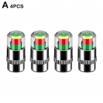 4 tk/komplekt 2 v&auml;rvi silmade hoiatuse j&auml;lgimine rehvir&otilde;hu 4 tk J&auml;lgimine auto klapivarda rehv H3P9 Silver-Copper core 4pcs