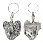 Papillon, Continental Toy Spaniel, Butterfly dog - Silver-plated dog pendant, handbag decoration, backpack pendant by Art-Dog brand h&otilde;be