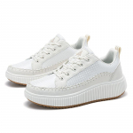 MCTIN Lamedad meeste jalan&otilde;ud mugavad tossud naistele valged kingad &otilde;ues k&auml;imise platvormiga tossud 36 must