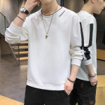 Spordihoodie Meeste S&uuml;gis Uus Vabaaja &Uuml;mmarguse Kaelusega Pullover Pikkade Varrukatega T-s&auml;rk Topid Aluskiht Meeste Samettopid 4XL