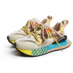 Ehtsast nahast paksu tallaga isa kingad, millel on suurendatud v&otilde;rkpind mugavuse ja hingavuse tagamiseks, moekad retro vabaaja rulakingad 35 hall v&auml;rv