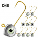 10 tk/komplekt 2/3/5/7G 3D Eyes kalakonks, metallist okastraatpea konks magevee merevee &otilde;ues kalap&uuml;&uuml;gi tarvikud S