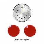 Helendav autokell 40 mm digitaalne kell autodele Veekindel elektrooniline kvartskell Jalgratta mootorrattakell Automaatne armatuurlaua &otilde;hutusava kleebitavad kellad